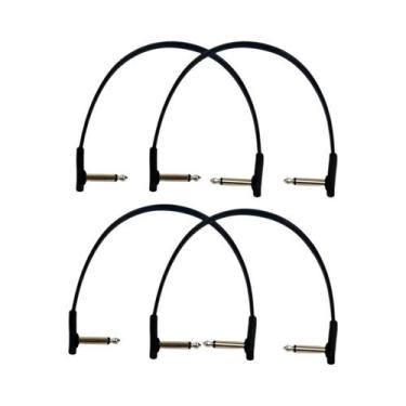 Imagem de Cabos Planos Miwayer Para Pedal De Guitarra Com Economia De Espaço, 6.