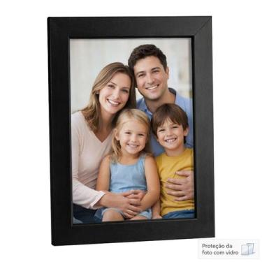 Imagem de Porta Retrato 10x15 com Vidro Moldura Preta para Foto - Artpical