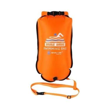 Imagem de Bóia Inflável De Natação 20L Com Bolsa De Reboque E Bolsas De Ar Dupla