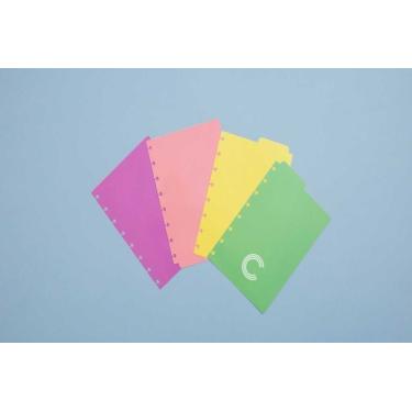 Imagem de DIVISORIA A5 PASTEL CADERNO INTELIGENTE