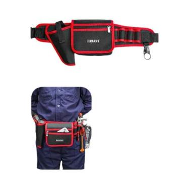 Imagem de Cinto De Ferramentas Multiuso Para Eletricista, Bolsa De Ferramentas D