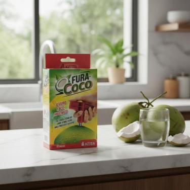 Imagem de Furador De Coco Verde Seguro, Fácil E Higiênico - NoBrand