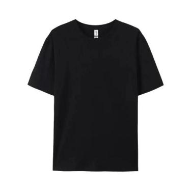 Imagem de Camisetas Femininas 100% Algodão, Sólidas E Esportivas, Manga Curta, B