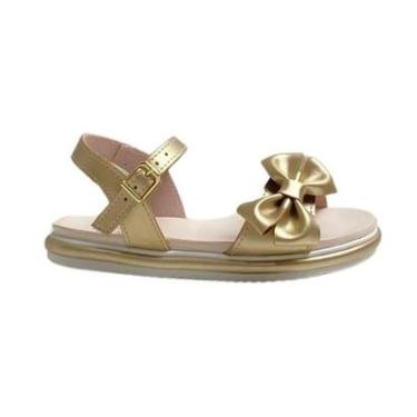 Imagem de Sandália Mini Sua Cia Infantil Menina 704300727 Dourado-Feminino