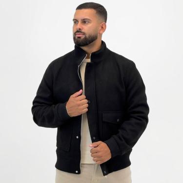 Imagem de Casaco Broken Rules em Tecido Gola Alta Masculino-Masculino