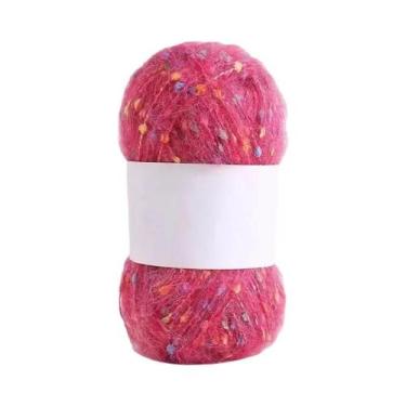 Imagem de Fio De Feijão Colorido 50g Para Tricô DIY, Material Para Cachecol, Cha