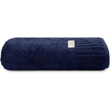 Imagem de Toalha de Rosto Camesa Velour 100% Algodão 500g/m² Nanosoft Cor:Marinh