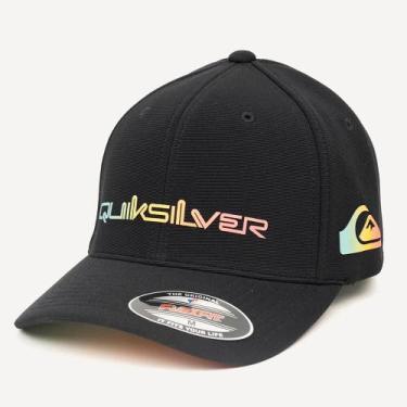 Imagem de Boné Quiksilver Aba Curva Gradient Type New Wave WT26 Black, Preto, M