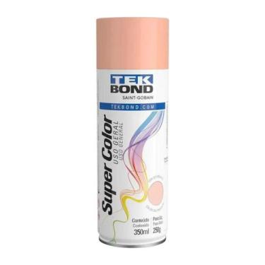 Imagem de Tinta Spray Rosa Uso Geral 350ml SuperColor Tekbond