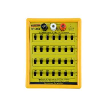 Imagem de Década Resistiva Faixa 1 A 11111110 Ohms Dr-800 Portátil Instrutherm