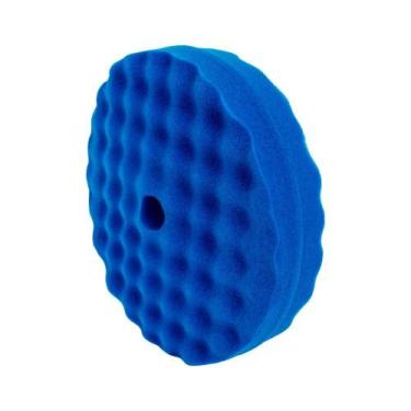 Imagem de Boina de espuma dupla face 7,5" azul - Refino - Sigma