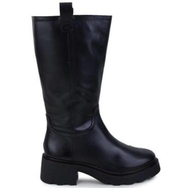 Imagem de Bota Feminina Carrano Cano Médio Black Preta - 4860-Feminino