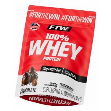 Imagem de Whey Protein 100% Concentrado Refil 900g - FTW Sabor:Chocolate, Chocol