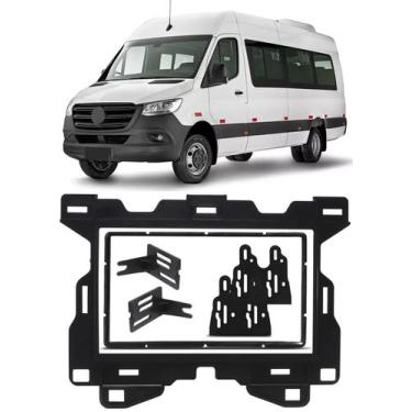 Imagem de Moldura de Painel 2 Din 7" Polegadas Mercedes Benz Sprinter 2020 Em Di