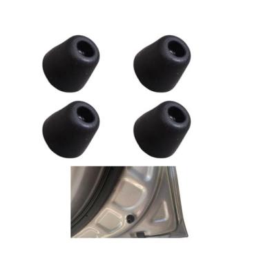Imagem de Batente coxim borracha pino porta HB20 Todos Kit com 4 - HYUNDAI
