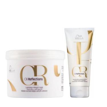 Imagem de Wella Professionals Oil Reflections Luminous Reboost - Kit Máscara 500