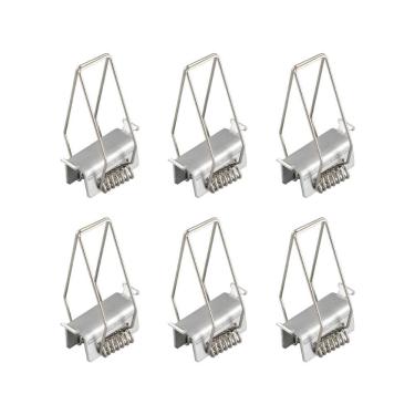 Imagem de Kit 6 Garras 4355 para Perfil Embutir Nordecor Brise 4333,4334,4335,4336 e Vast 4341,43...