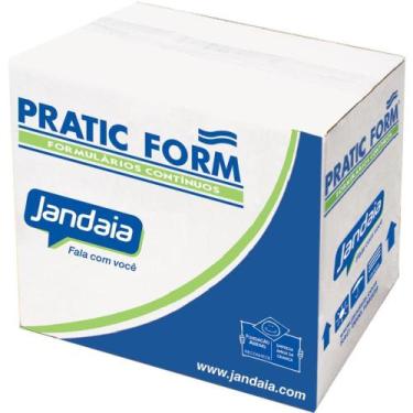 Imagem de Formulario Continuo Branco 1 Via 80COL.PRATIC 56G. CX/3000 - Jandaia