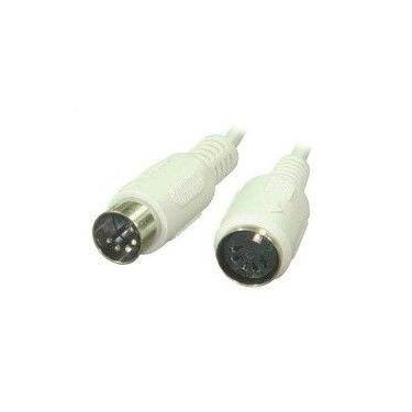 Imagem de Cabo Extensão teclado Din macho x Din fêmea F 3,0 mts kit c/10 - mkf