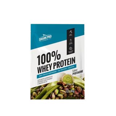 Imagem de Whey 100% - 1 Sachê 40g Pistache - Shark Pro - Shark Pro Suplemento