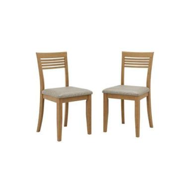 Imagem de Conjunto 2 Cadeiras 100% Madeira Maciça Linha Rubi - Finestra