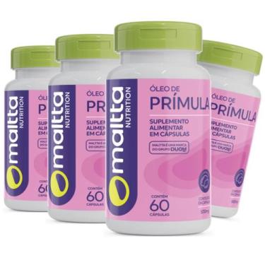 Imagem de Kit 4x Suplemento Alimentar Frascos Óleo de Prímula 100% Natural Alime