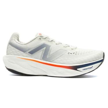 Imagem de Tênis New Balance Fresh Foam X 1080V14 Masculino, 39, Cinza, Azul