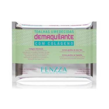 Imagem de Toalha Lenço Umedecido Demaquilante Colágeno 25 Toalhas 18x12cm - Fenz