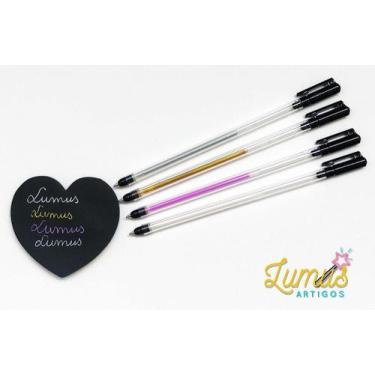 Imagem de Kit Bloco de Notas Autoadesivo Coração Preto com Caneta Cor da Tinta:K