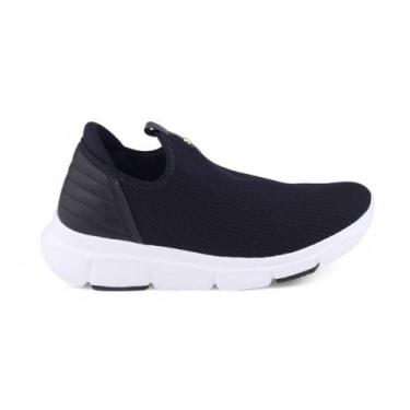 Imagem de Tênis Casual Feminino Knit  Comfortflex 25-90302 , 36, Preto