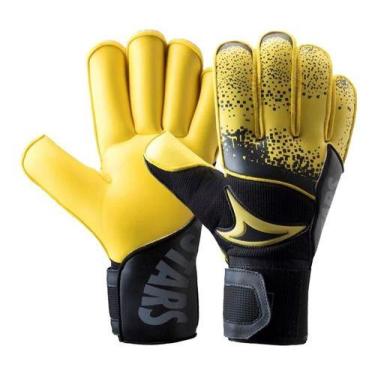 Imagem de Luva De Goleiro Three Stars Fox Profissional Várias Cores, Foxamarela,