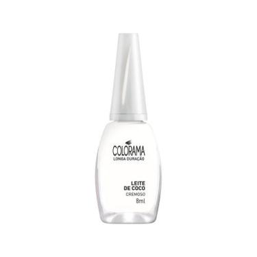 Imagem de Esmaltes Colorama Naturais Branco 8ml, Leite de Coco, 1 Unidade, 8ml