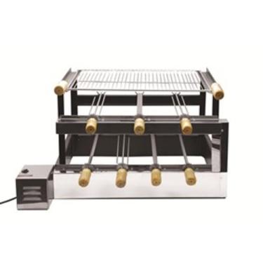 Imagem de Grill Aço Carbono R-7 Acabamento Inox - Rotary 