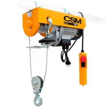 Imagem de Guincho Elétrico Monofásico TEC 100-200 110V Trava Automática Aço Carbono CSM Acessórios