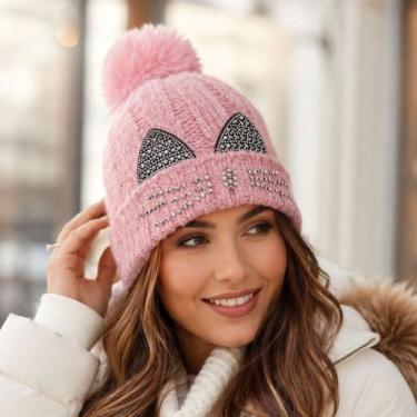 Imagem de Gorro Touca De Inverno Frio Lã Adulto Feminino Tamanho Único - Genéric