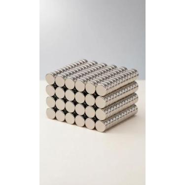 Imagem de 100x Imã Redondo Pequeno 5mm X 1mm N35 - Congratulations Store