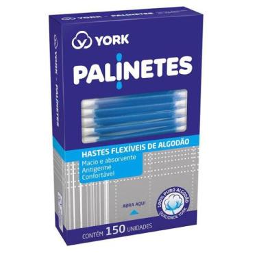 Imagem de Hastes Flexíveis Algodão Antimicrobiano York 150 Unidades