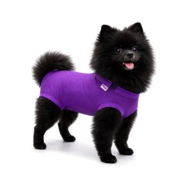 Imagem de Roupa Protetora Pós Cirúrgica Para Cachorro Castração de Macho e Fêmea