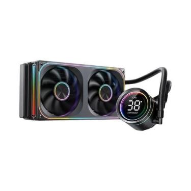 Imagem de Cooler De Água Para CPU AM4 AM5 LGA1700 1851 1200 115X JONSBO TH-240 C