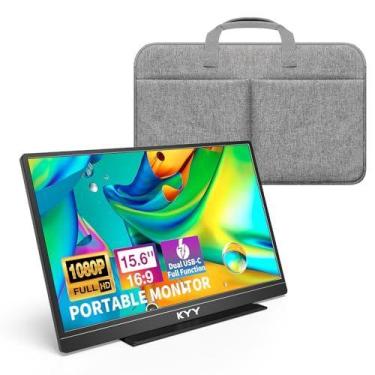 Imagem de Monitor Portátil KYY 39 cm e Bolsa K32 1080P FHD