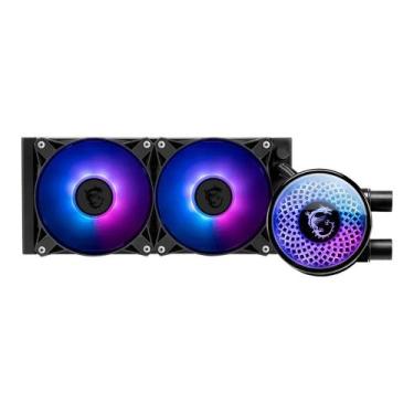 Imagem de Water Cooler MSI MAG CoreLiquid A12 ARGB 240mm Intel E AMD Preto CLA12