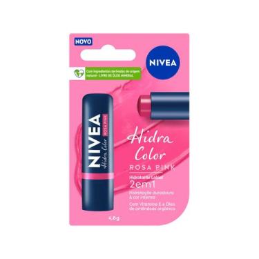 Imagem de Protetor Labial Hidra Color Rosa Pink Nivea 4,8g
