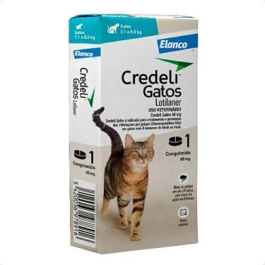 Imagem de Credeli Antipulgas 48mg para Gatos 2,1 a 8Kg Elanco - Congratulations 