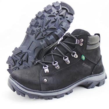 Imagem de COTURNO ADVENTURE TREKKING COURO 267 KM PRETO Cor:Preto;Tamanho:38