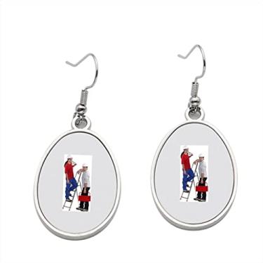 Imagem de Brinco de eletricista e jovem aprendiz – Brincos pendentes para meninas – Presente de festa de aniversário dos namorados