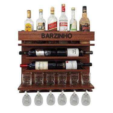 Imagem de Barzinho Adega Parede - Barzinho - 60 X 51 Imbuia