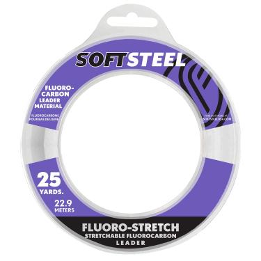 Imagem de Soft Steel Carretel Fluoro-Stretch de Fluorocarbono Leader Clear de 23 metros - 13,6 kg