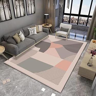 Imagem de Tapetes para sala de estar, tapete para quarto tapete lavável marroquina, tapete de destaque não derramado, tapetes de área grande para sala de jantar tapete de sofá de cristal sem cabelo para sala de estar