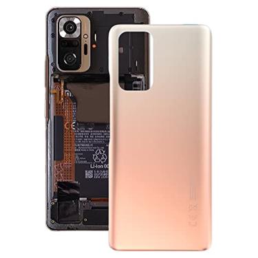 Imagem de HONGYAN Peças de substituição de telefone celular Tampa traseira da bateria original para xiaomi redmi nota 10 pro max/redmi nota 10 pro 4g / redmi nota 10 pro m2101k6p m2101k6g m2101k6i m2101k7ai