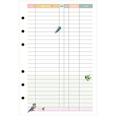 Imagem de Linha de Recarga de Caderno de Folhas Avulsas Business A5 Linha de Encadernação Espiral em Branco Página Interna Papel Papelaria, Financeira, A6